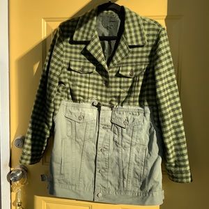 Denim & Plaid Jacket